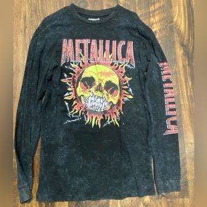 Metallica Poor Re-Touring Me Tour 1998 Mens Medium Long Sleeve
